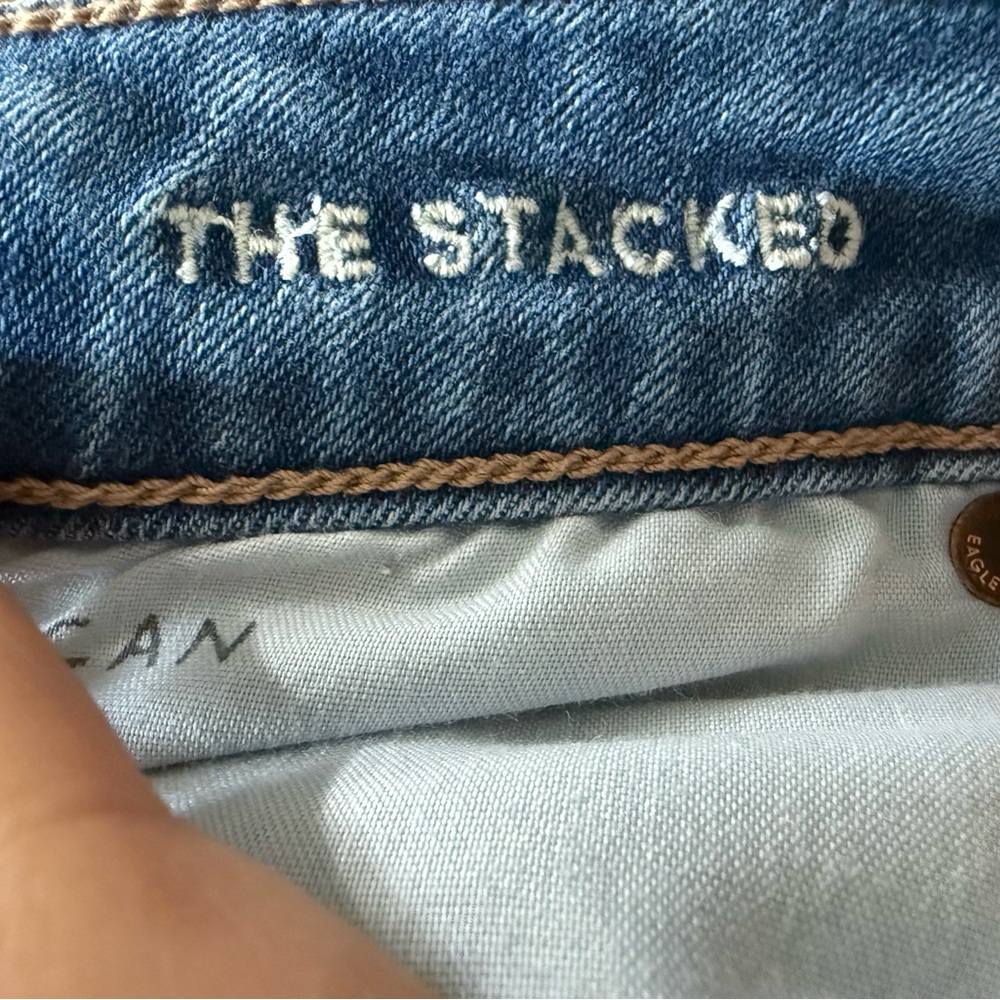 American Eagle Outfitters Blue “The Stacked”Denim